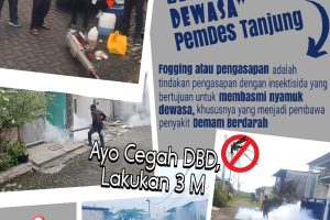 Cegah Penyebaran DBD, Perumahan Witara Bersama Desa Tanjung Lakukan Fogging